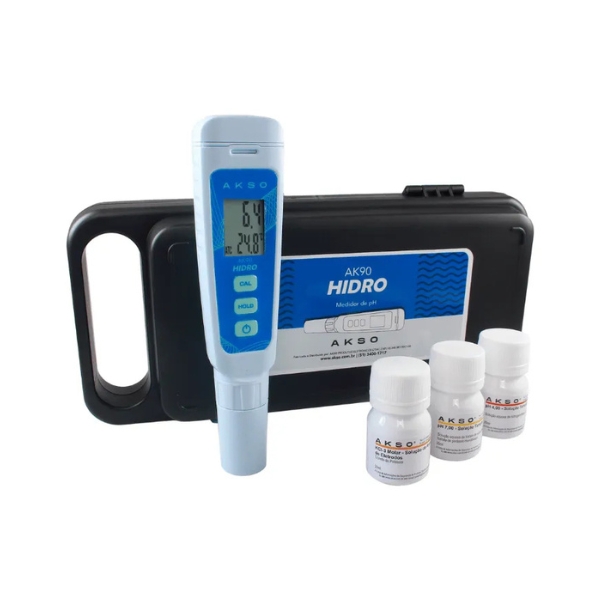 A CS Metrologia oferece o Medidor de pH AK90 Hidro, um instrumento prático e versátil indicado para o controle do parâmetro de pH e temperatura em tratamento de água. 
